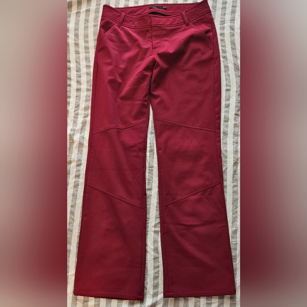 Prana winter  fleece lined hiking outdoor pants size 10